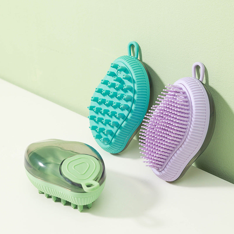 Cepillo de Baño de Silicona para Mascotas